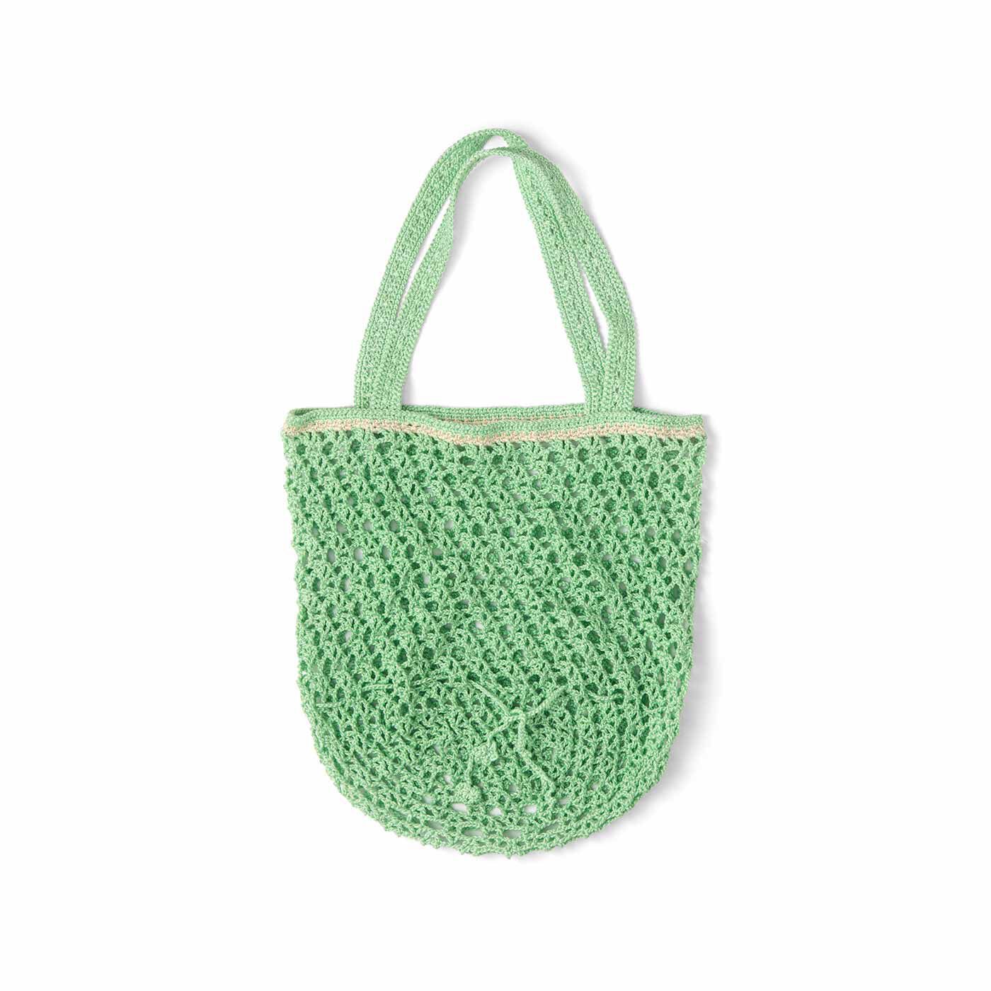 クチュリエ|リサイクルポリエステルの糸で編む 日常使いのかぎ針マルシェバッグの会|Refresh