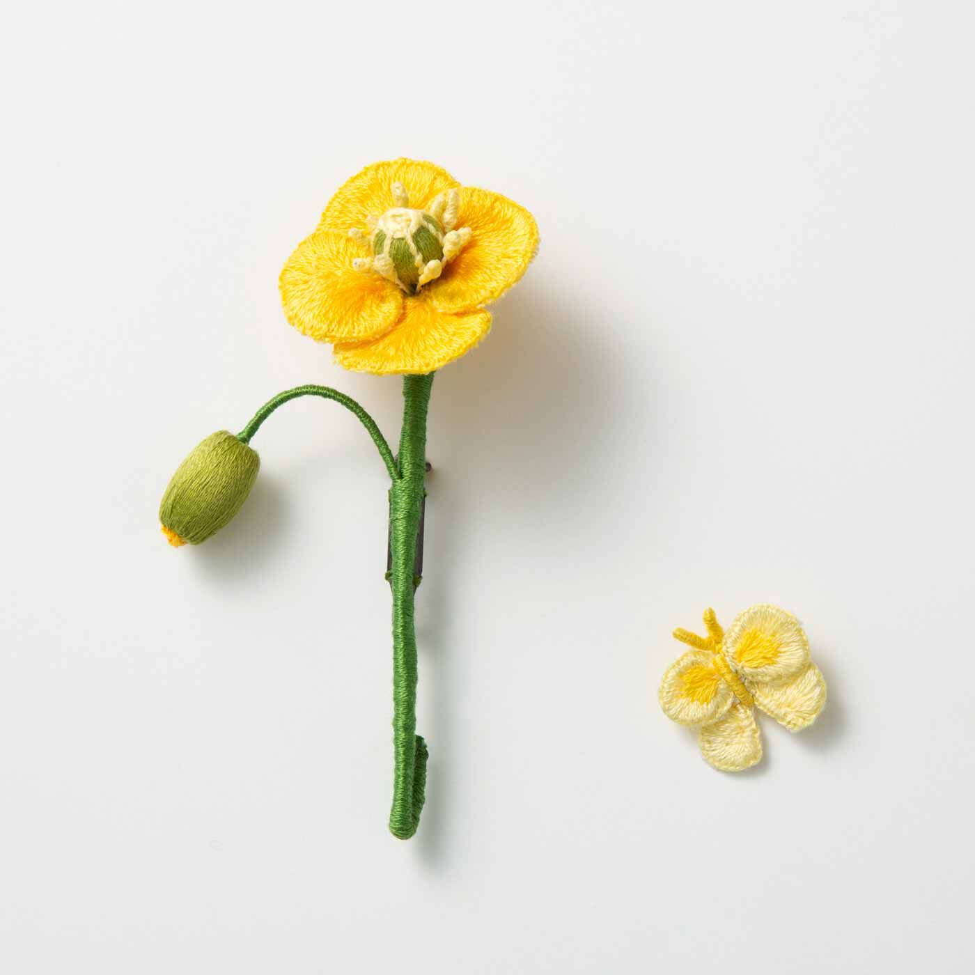クチュリエ|多彩な花を咲かせて立体的な刺しゅうを楽しむ スタンプワークの会|ポピー