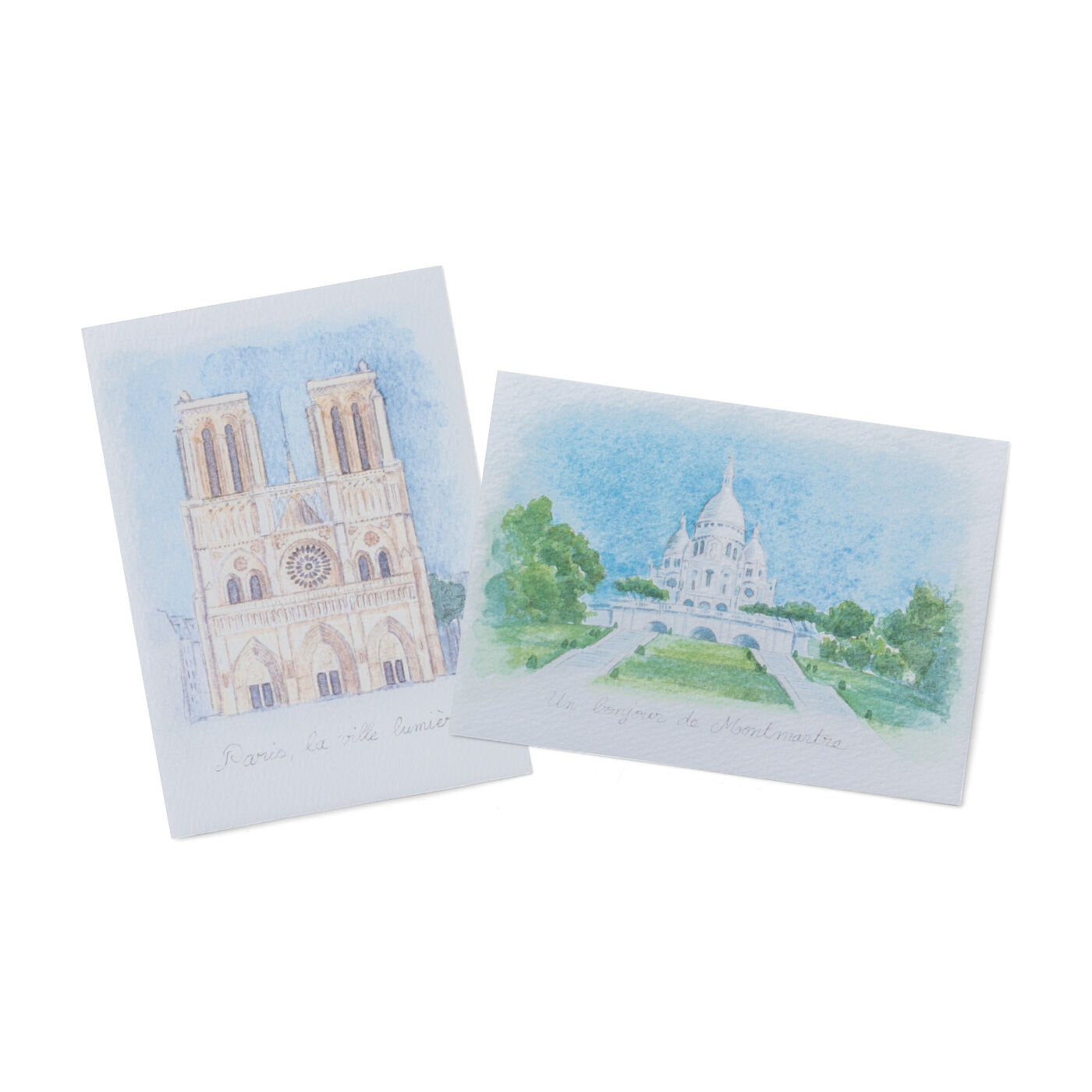 クチュリエ|パリの街並みをモノクロームで描くクロスステッチ|アンヌさんオリジナルイラストのポストカード付き