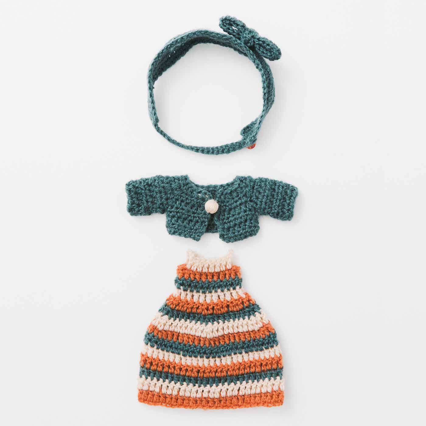 Couturier|【タイプが選べる】季節のコーディネートを楽しむ　かぎ針編みの着せ替えお洋服|9：音楽の秋・ママとコンサートに