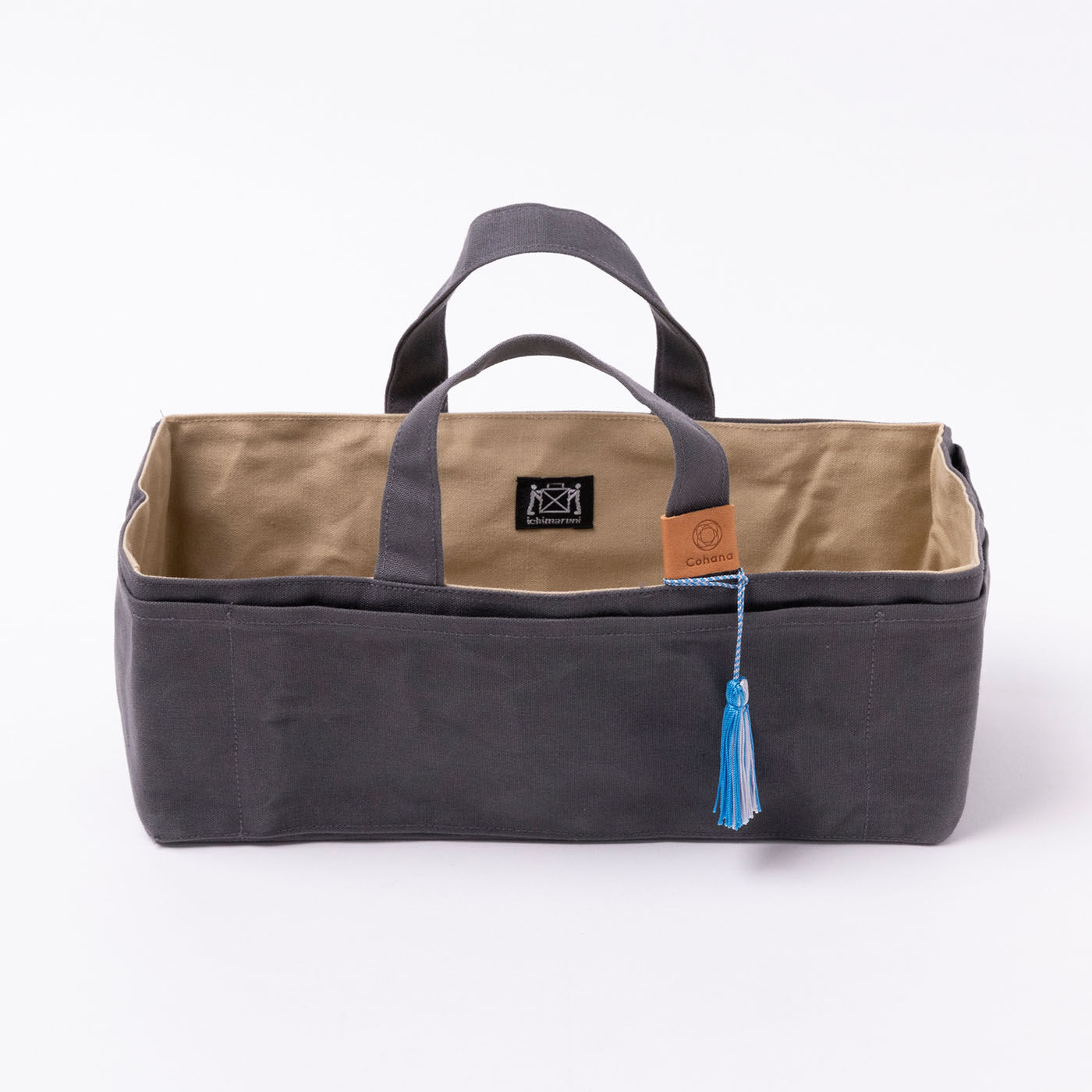 Couturier|Cohana 帆布の道具入れ〈もくたん・つゆくさいろ〉