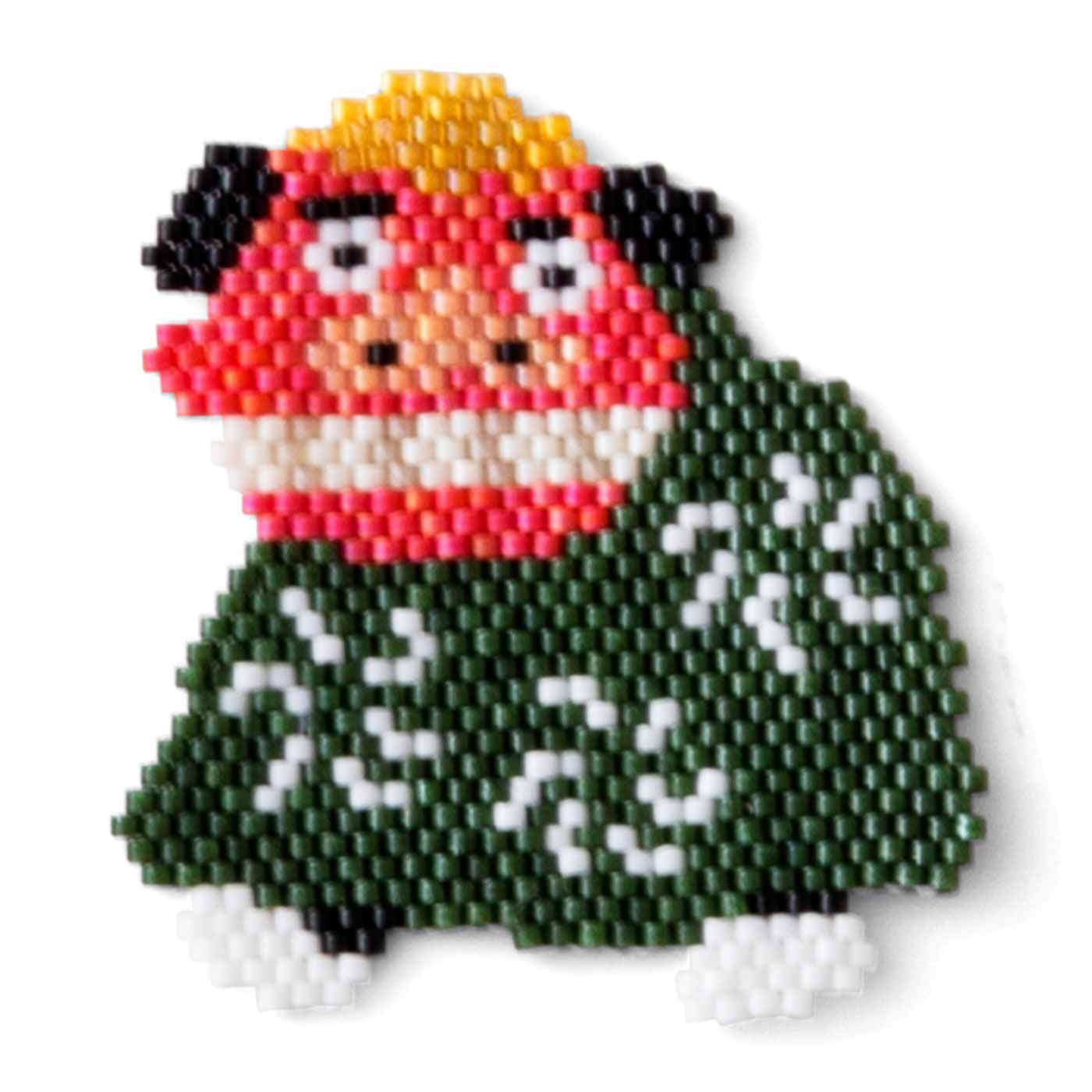 Couturier|【タイプが選べる】縁起もので開運祈願！ 粋なビーズステッチチャーム|1.獅子舞〈無病息災〉