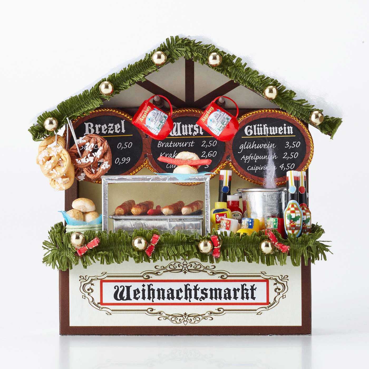 Couturier|わたしの部屋にやってきた！ ミニチュアドイツのクリスマスマーケットの会|おいしい焼きソーセージ屋さん