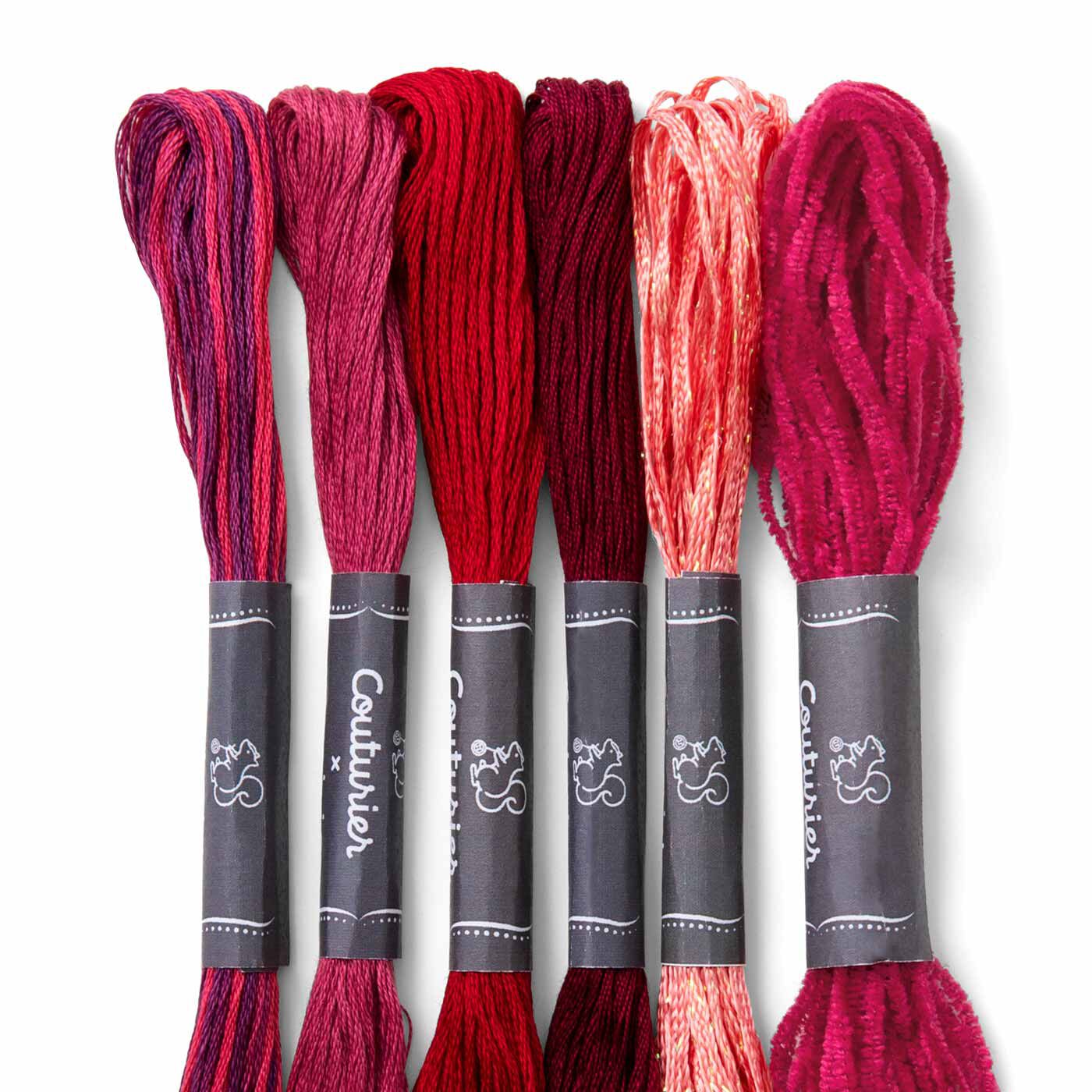 クチュリエ|いろいろな素材に触れて楽しく クチュリエセレクト 糸セットの会（10回予約）|ROUGE 溶け合う色が心になじむ