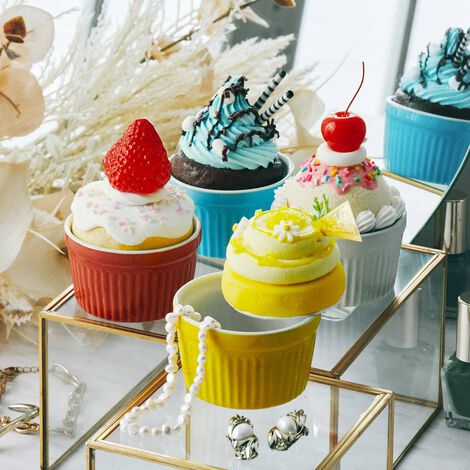 Couturier | 本物みたいな粘土のカップケーキの小物入れ