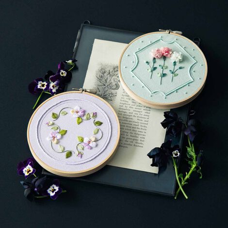 Couturier | 砂糖菓子のように お花リボン刺しゅうキット
