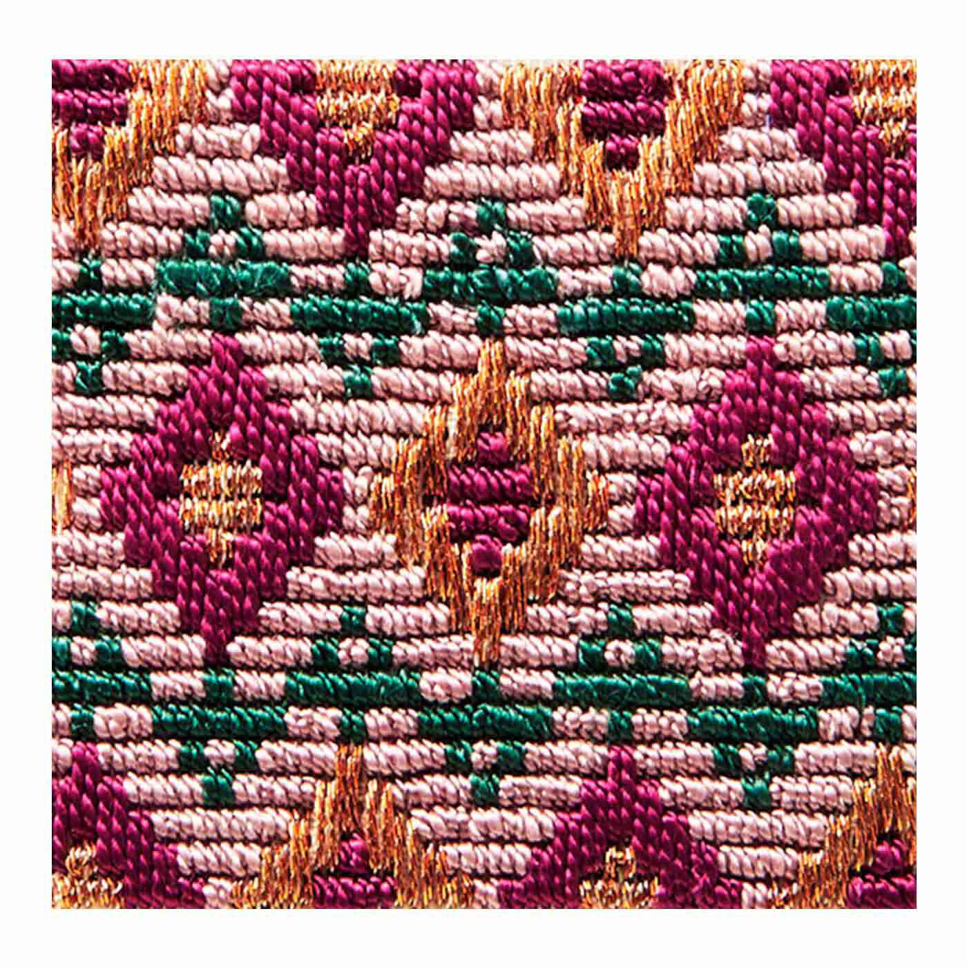 Couturier|絹糸の光沢にうっとり さまざまな模様を楽しむ絽（ろ）刺しの会|ざくろ菱