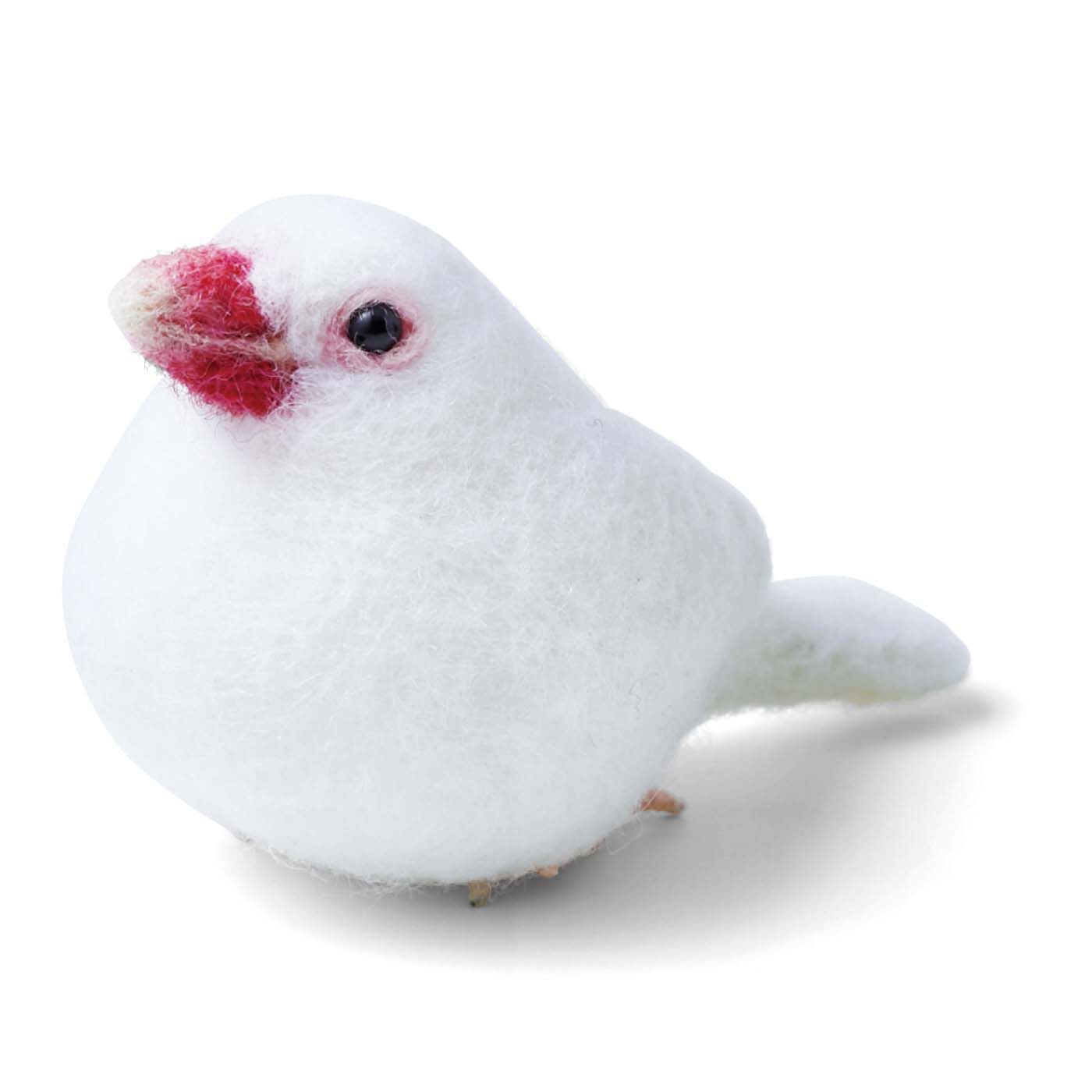 クチュリエ|クチュリエ×小鳥部　ちょこんとおそばに　羊毛フェルトで作る愛らしい小鳥たちの会|白文鳥
