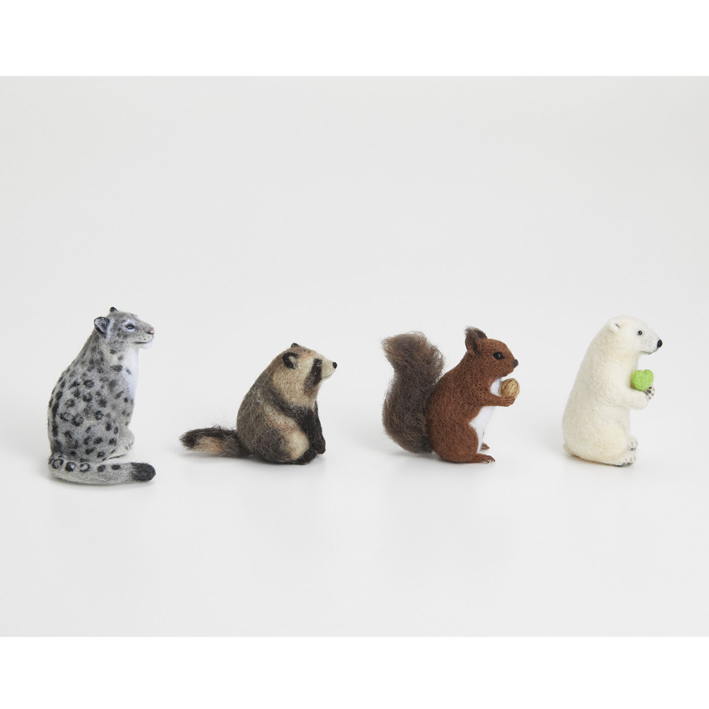Couturier[クチュリエ]|旭山動物園・ボルネオの森応援商品　クチュリエ　息吹を感じるたたずまい　羊毛フェルトで作る動物たちの会|色や模様、筋肉など細部へのこだわりがすごい。