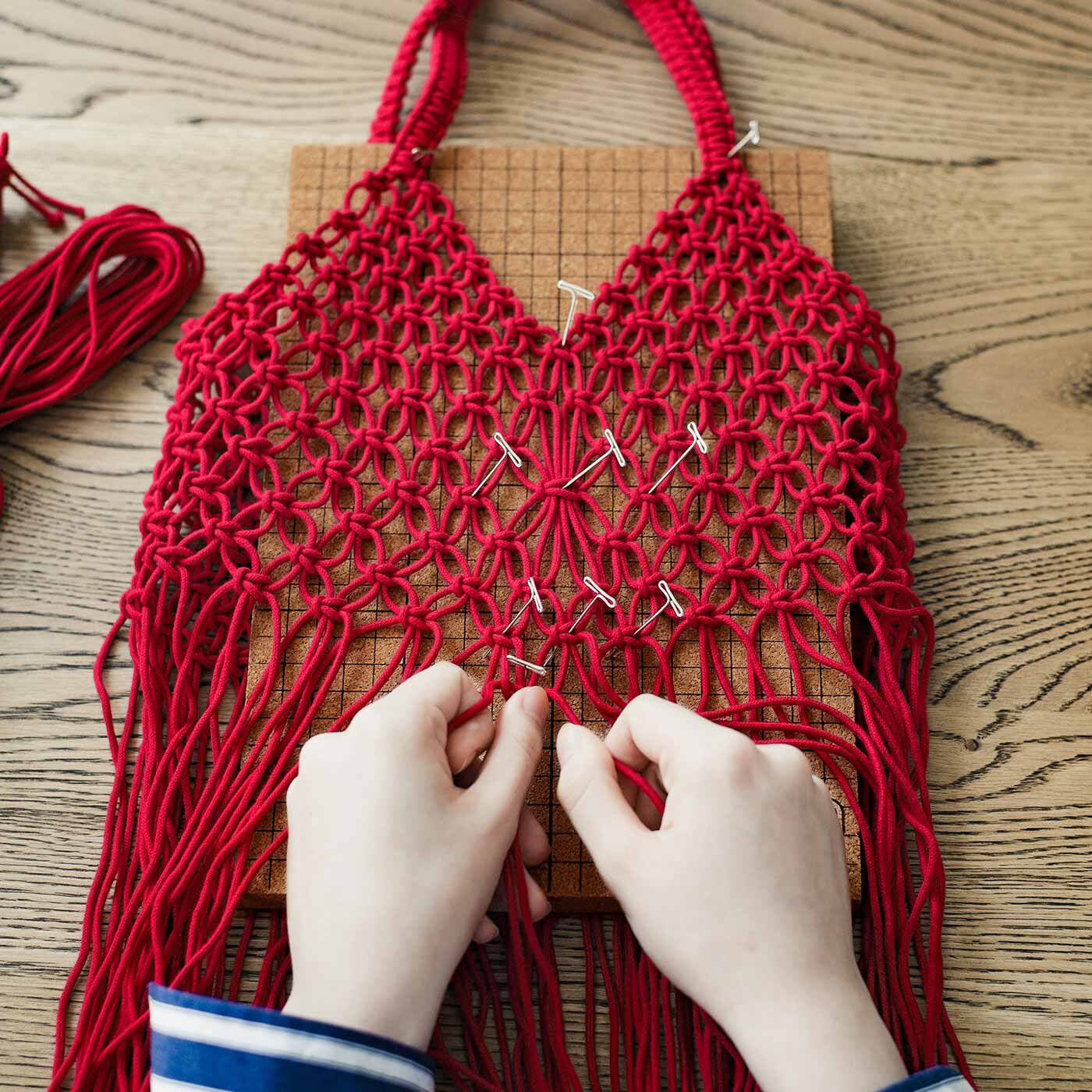 Couturier[クチュリエ]|【タイプが選べる】結びを繰り返して作る デイリーに使いたいマクラメバッグ