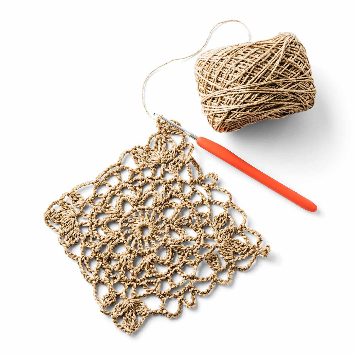 Couturier|リサイクルポリエステルの糸で編む 日常使いのかぎ針マルシェバッグの会