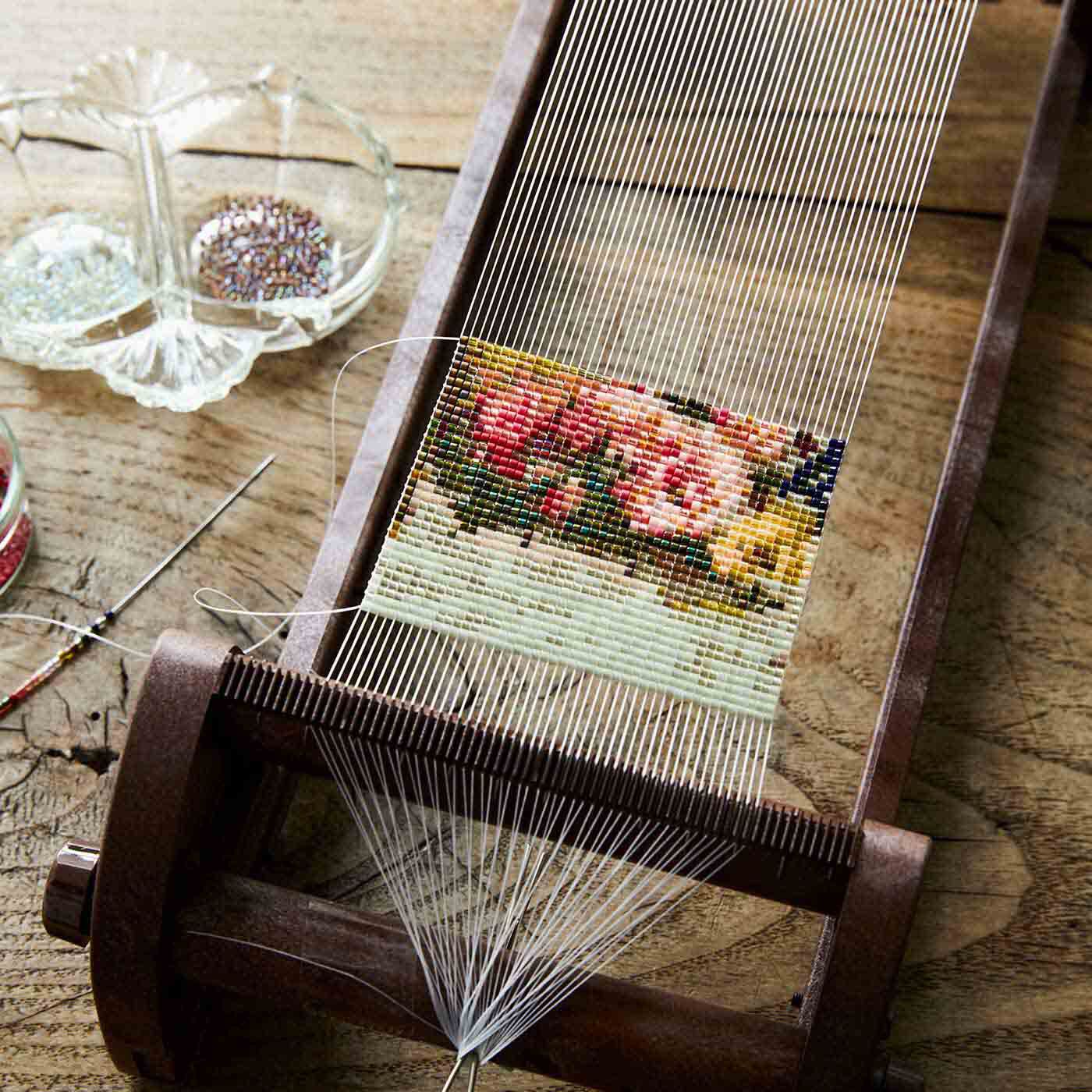 クチュリエ|ビーズ織りの モネ・ルノワール・ゴッホ　印象派 花の名画の会