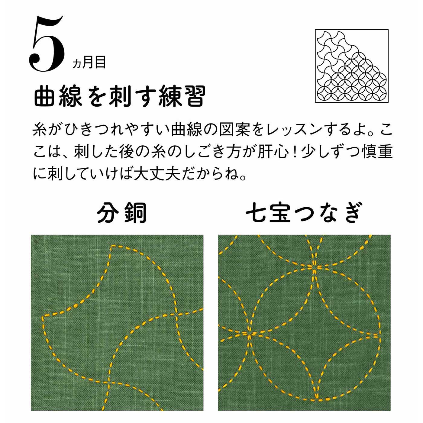 クチュリエ|はじめてさんのきほんのき ちくちく刺し子のてとりあしとりレッスンの会