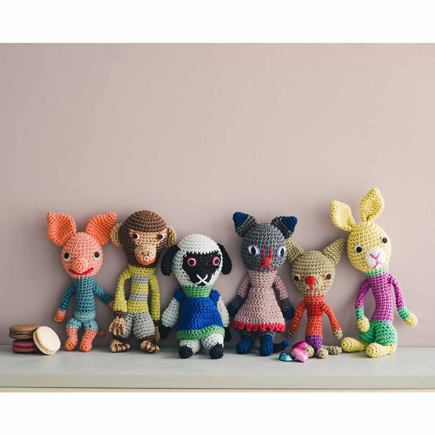 通販 激安 フランス生まれのヴィラージュ仲間 ChibiRuさんのかぎ針編み あみぐるみ