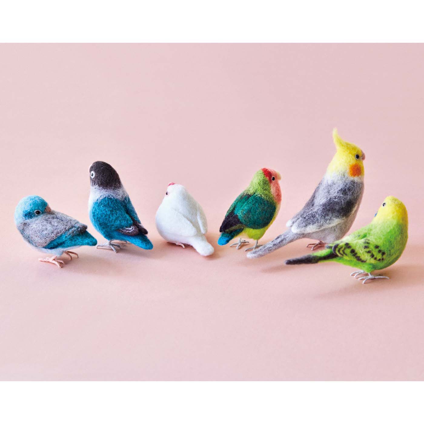 クチュリエ|クチュリエ×小鳥部　ちょこんとおそばに　羊毛フェルトで作る愛らしい小鳥たちの会|細かな羽の色まで忠実に再現。360度かわいらしい。