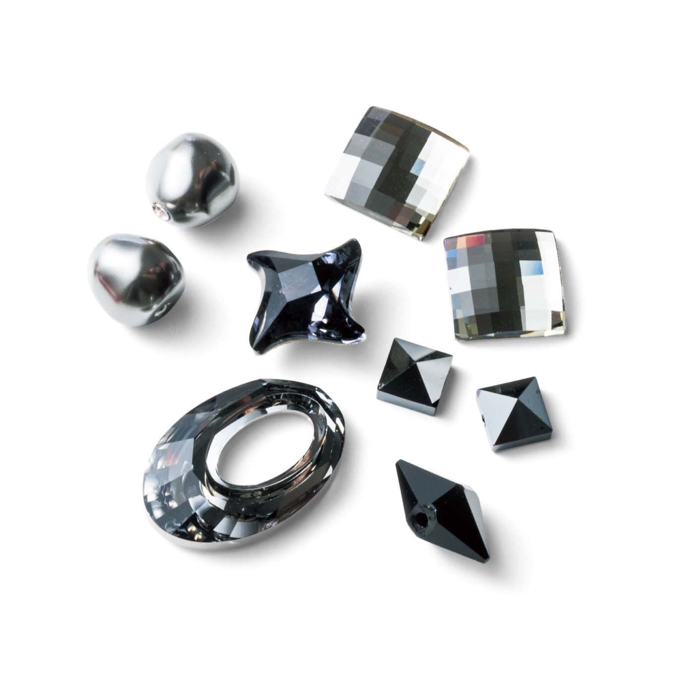 Couturier|【タイプが選べる】presented by Couturier 美しい輝きをいつもそばに　127個のスワロフスキー(R)・クリスタル|12：BLACK〜宇宙の神秘〜