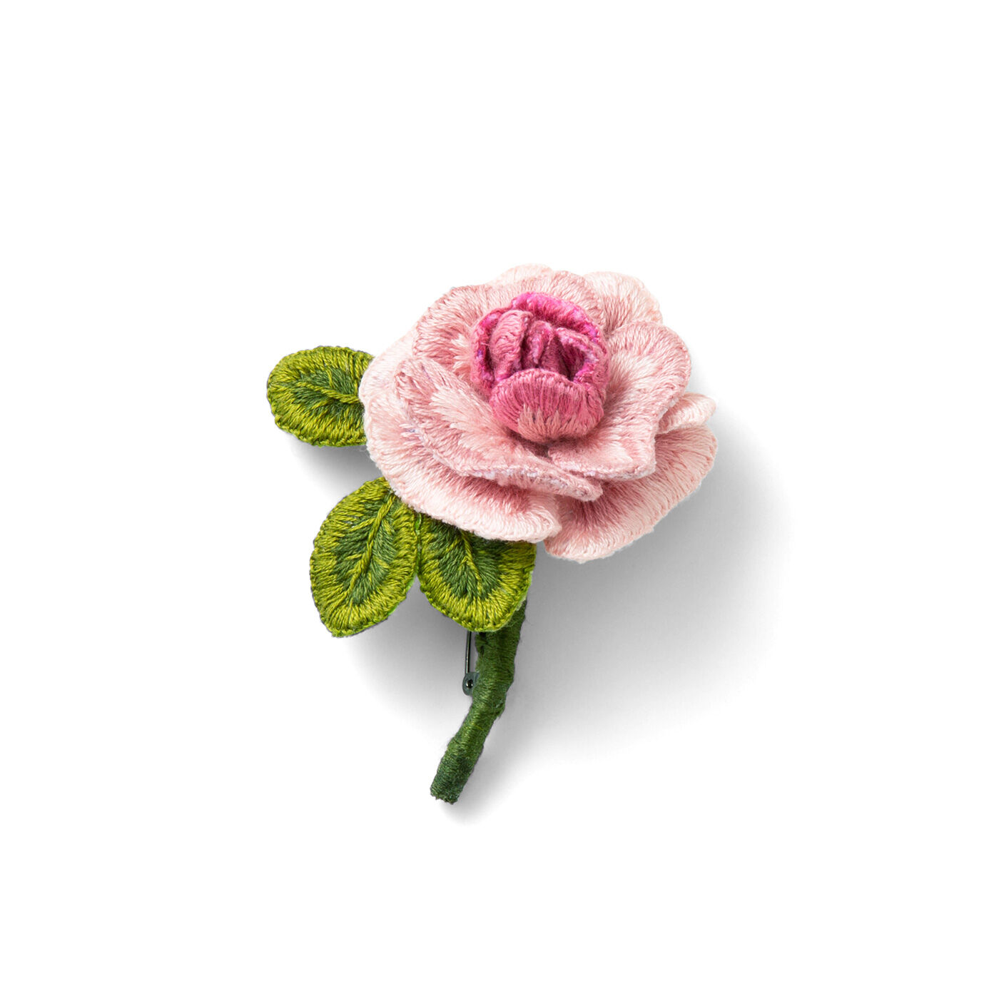 クチュリエ|多彩な花を咲かせて立体的な刺しゅうを楽しむ スタンプワークの会|ローズ