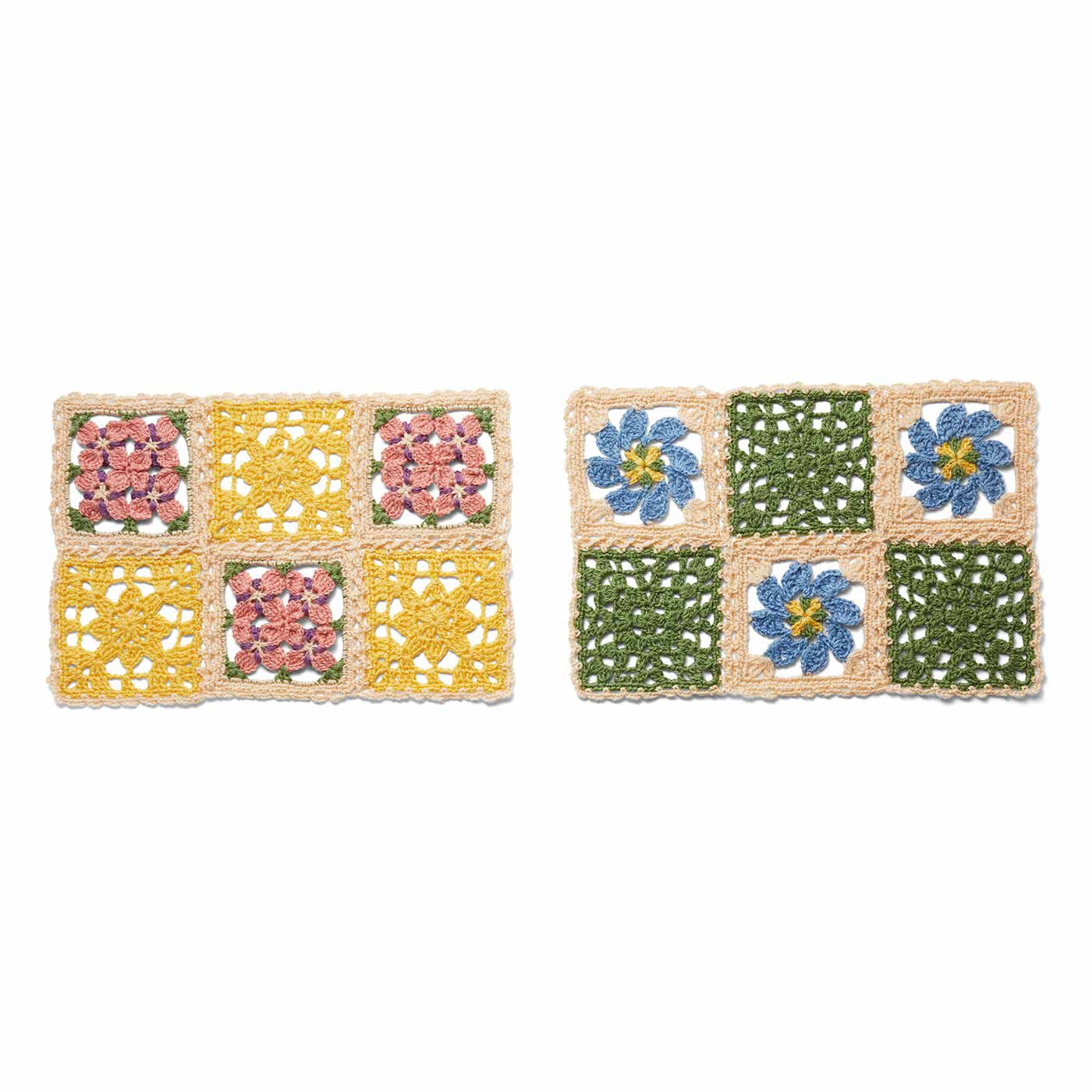 フェリシモ クチュリエ マカロンカラーのお花モチーフ