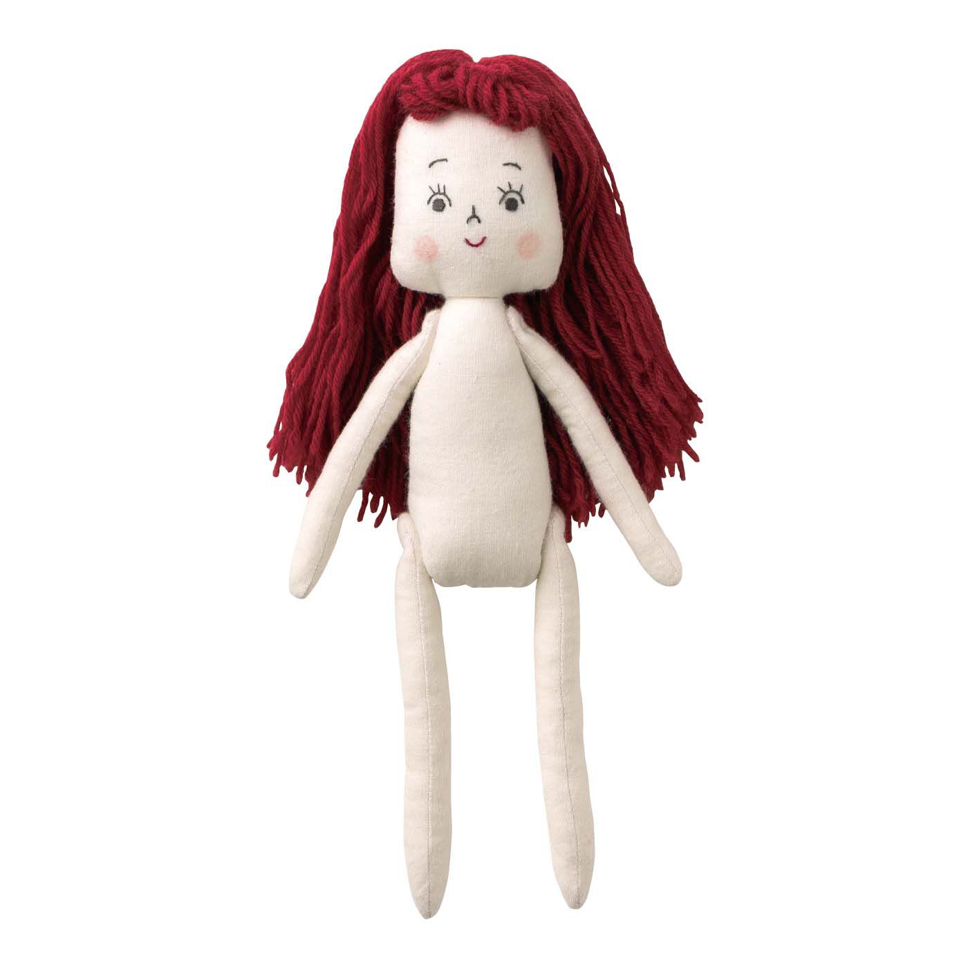 クチュリエ|おしゃれはおまかせ ほっこり癒やしの着せ替え人形（ロングヘア）|全長約25cmです。