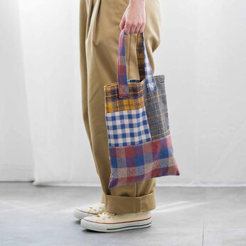 Couturier | チェックの色柄に創作意欲コットンカットクロス