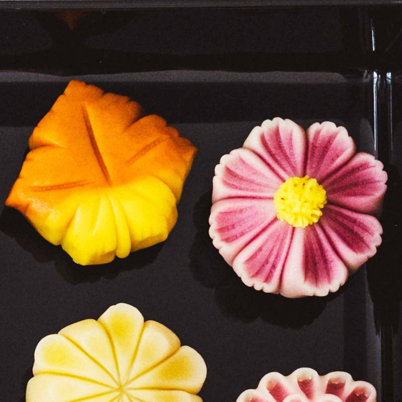 Couturier|【クチュリエクラブ会員限定】和菓子職人になった気分で 季節を味わう 12ヵ月の練り切りの会（期間予約）|9月分お届け 紅葉と秋桜