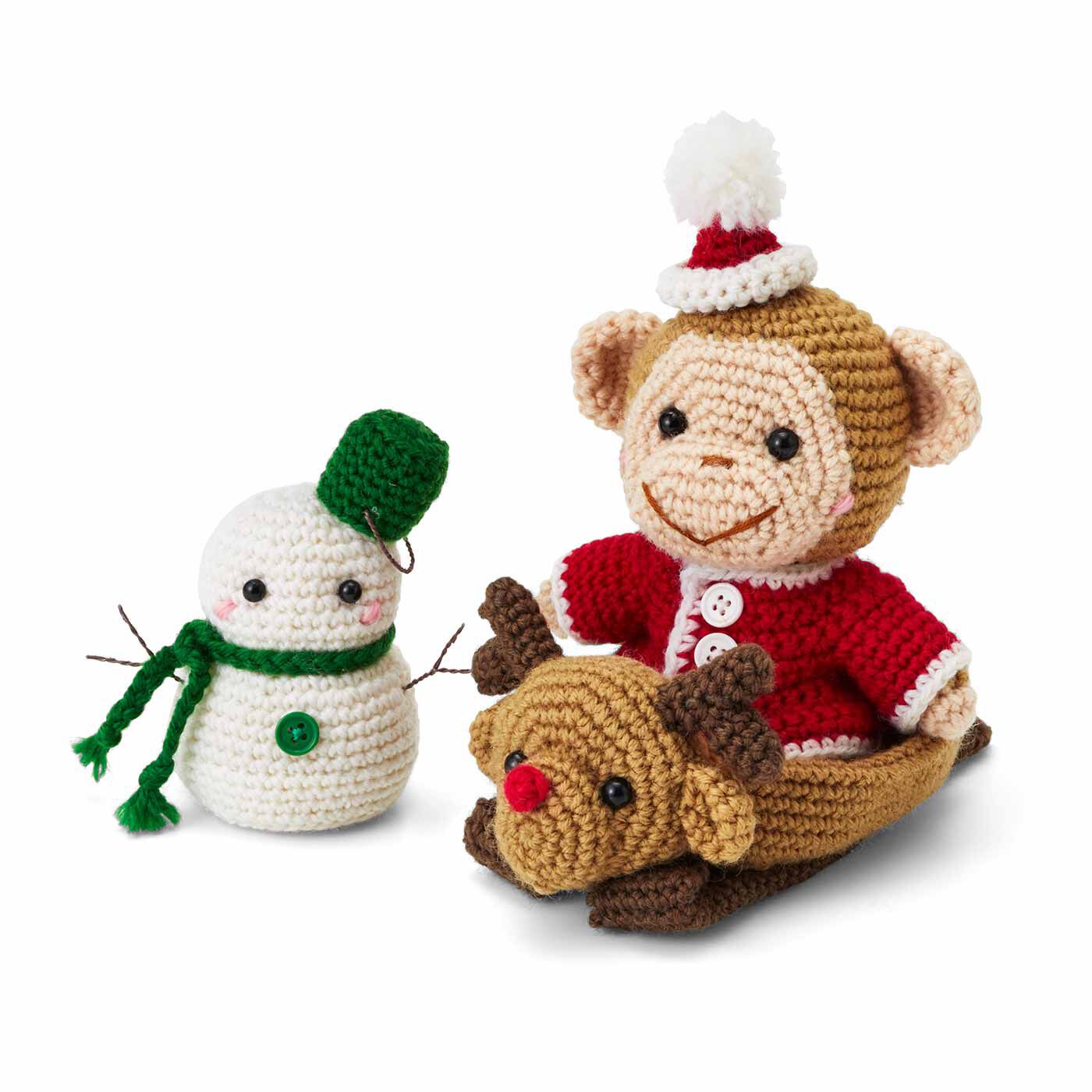 クチュリエ|季節の着せ替えが楽しめる 干支の編みぐるみの会（期間予約）|10月分お届け クリスマス