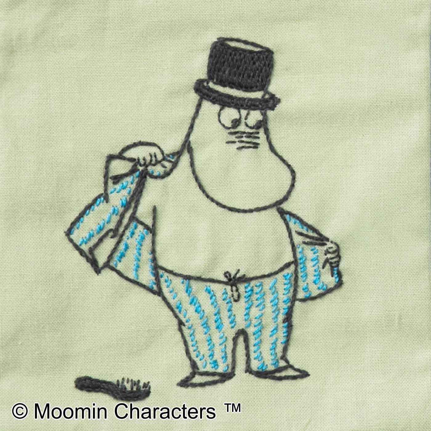 Couturier|ムーミン×クチュリエ　刺しゅうで描くムーミン谷の仲間たちの会|ムーミンパパとパジャマ