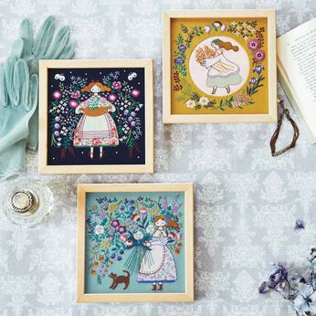 Couturier[クチュリエ] | 花束を贈る気持ち 刺しゅうクロス キット