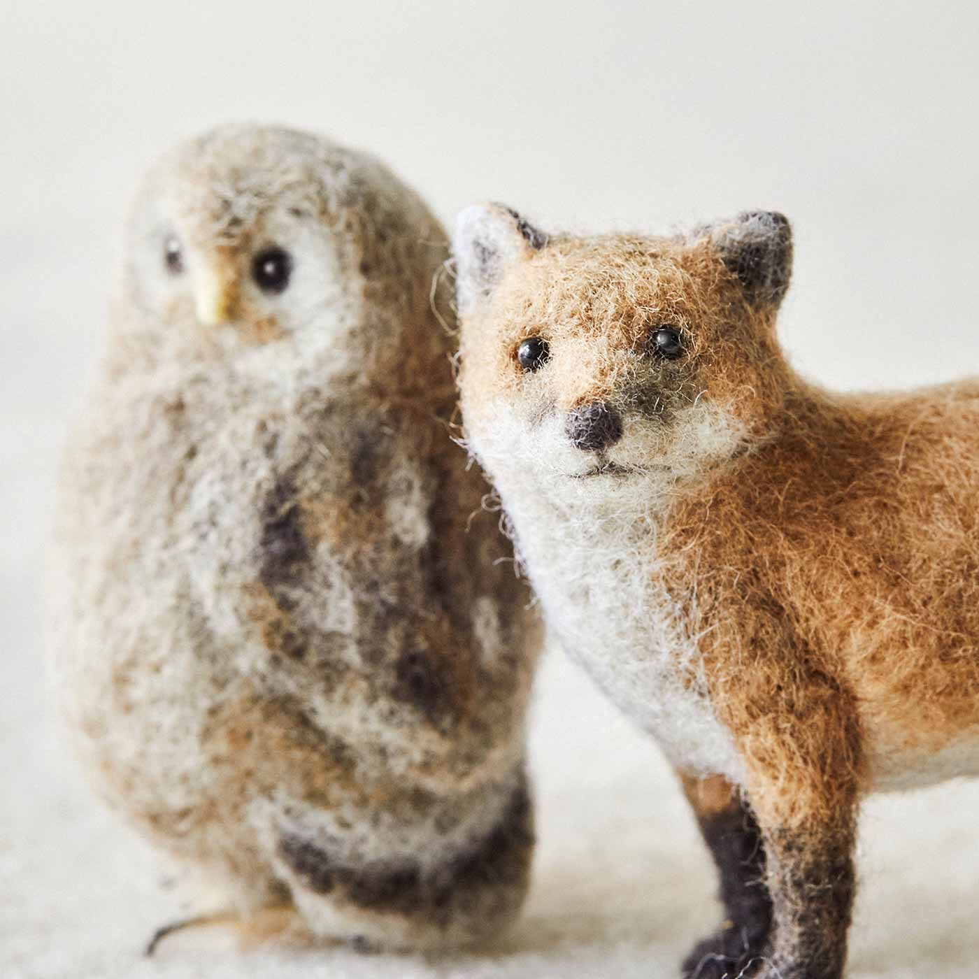 クチュリエ|羊毛フェルトで作る 愛らしく健気な 北の小さなもふもふ動物の会