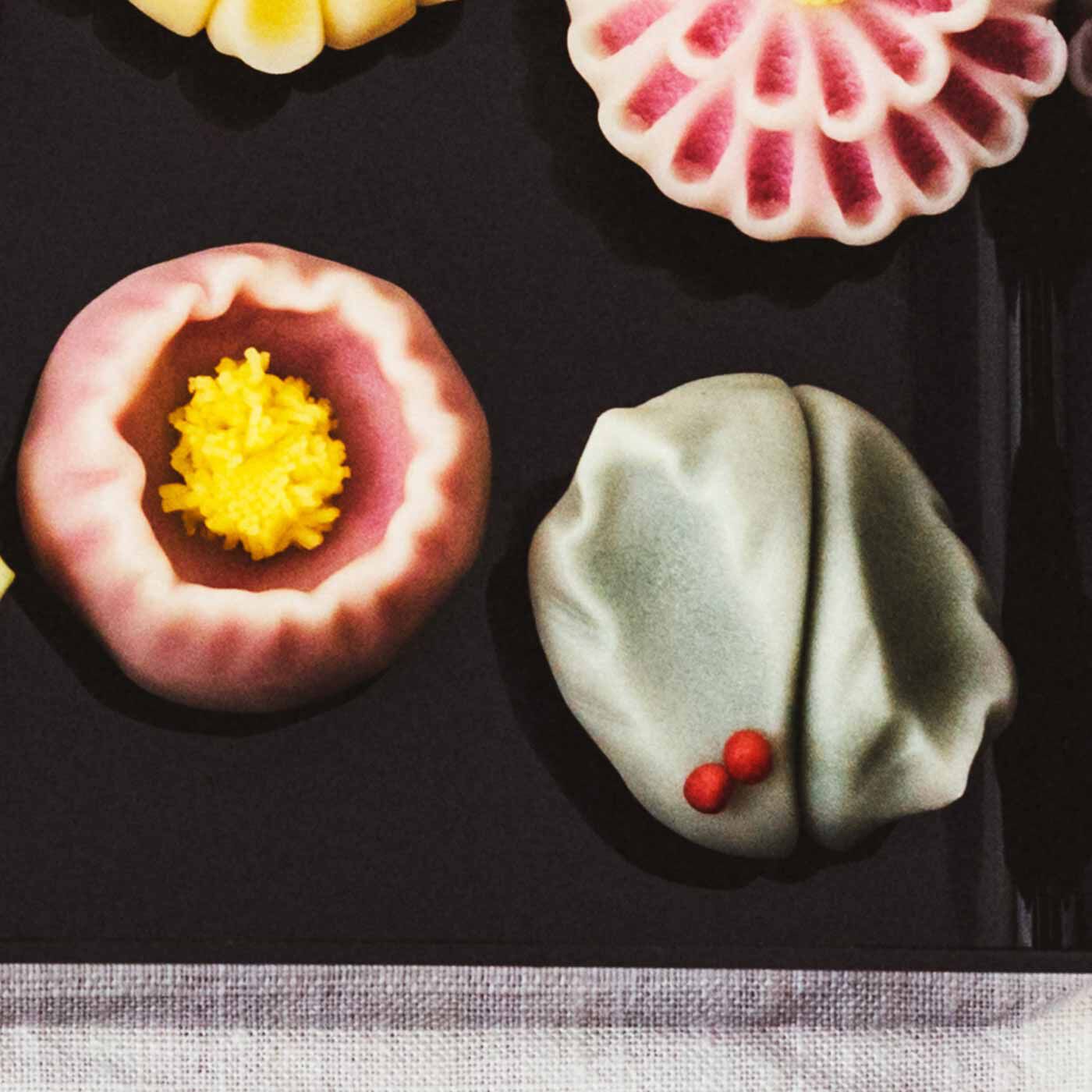 Couturier|【クチュリエクラブ会員限定】和菓子職人になった気分で 季節を味わう 12ヵ月の練り切りの会（期間予約）|11月分お届け 寒牡丹と柊
