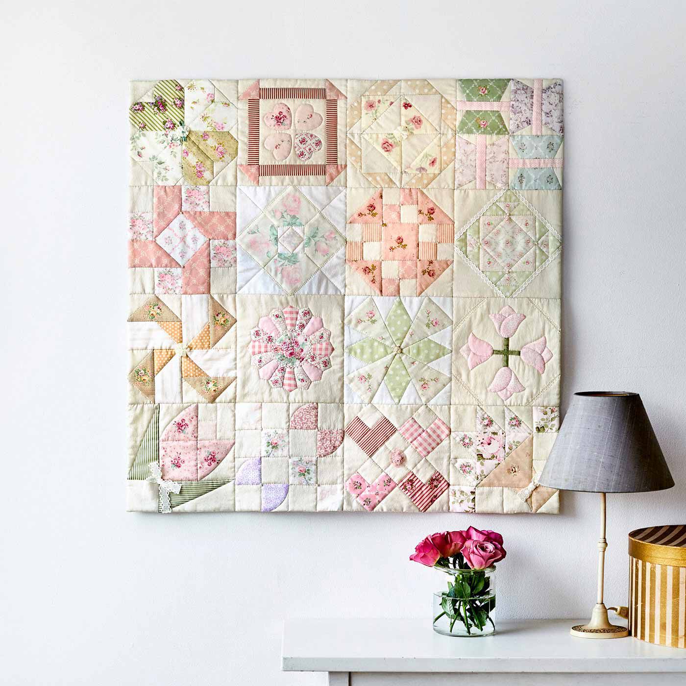 やさしい色に包まれたお花畑のロマンティックキルトの会｜Couturier