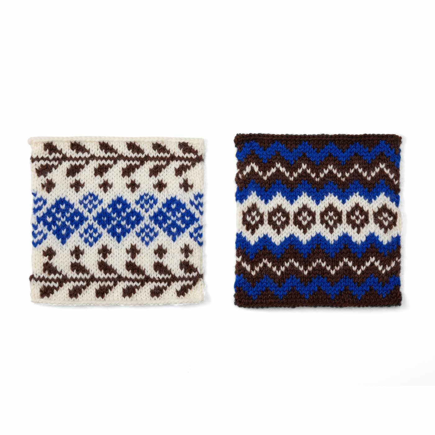 クチュリエ|自然からの贈りもの めくるめく北欧模様を楽しむ棒針編みサンプラーの会|大地の冬支度