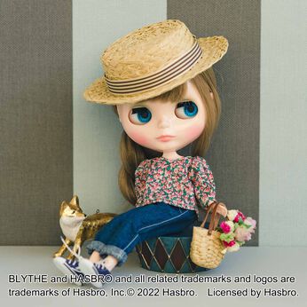 Couturier[クチュリエ] | 花飾りも楽しめるドール用帽子＆かごバッグのキット