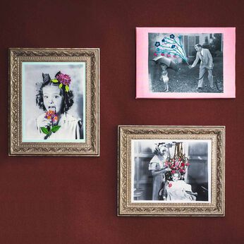 Couturier | モノクロの世界に花を刺しゅうするフォトアート
