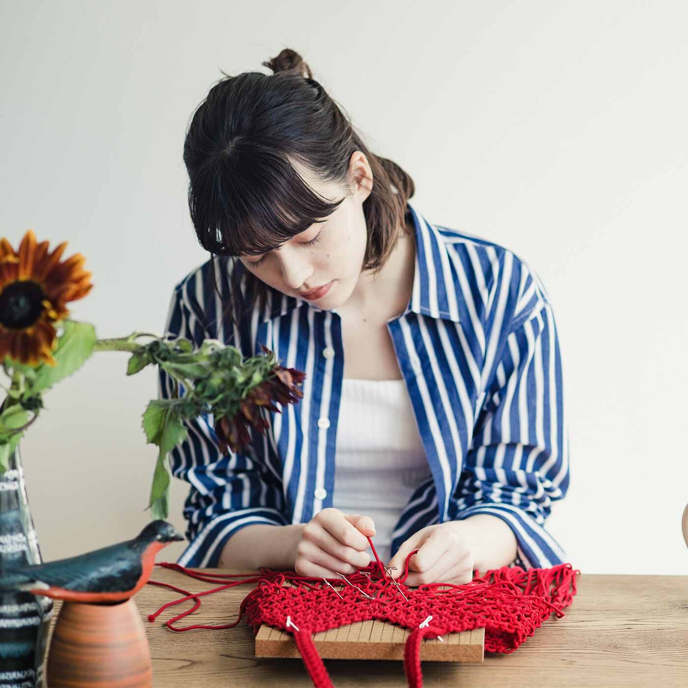 Couturier[クチュリエ]|【タイプが選べる】結びを繰り返して作る デイリーに使いたいマクラメバッグ