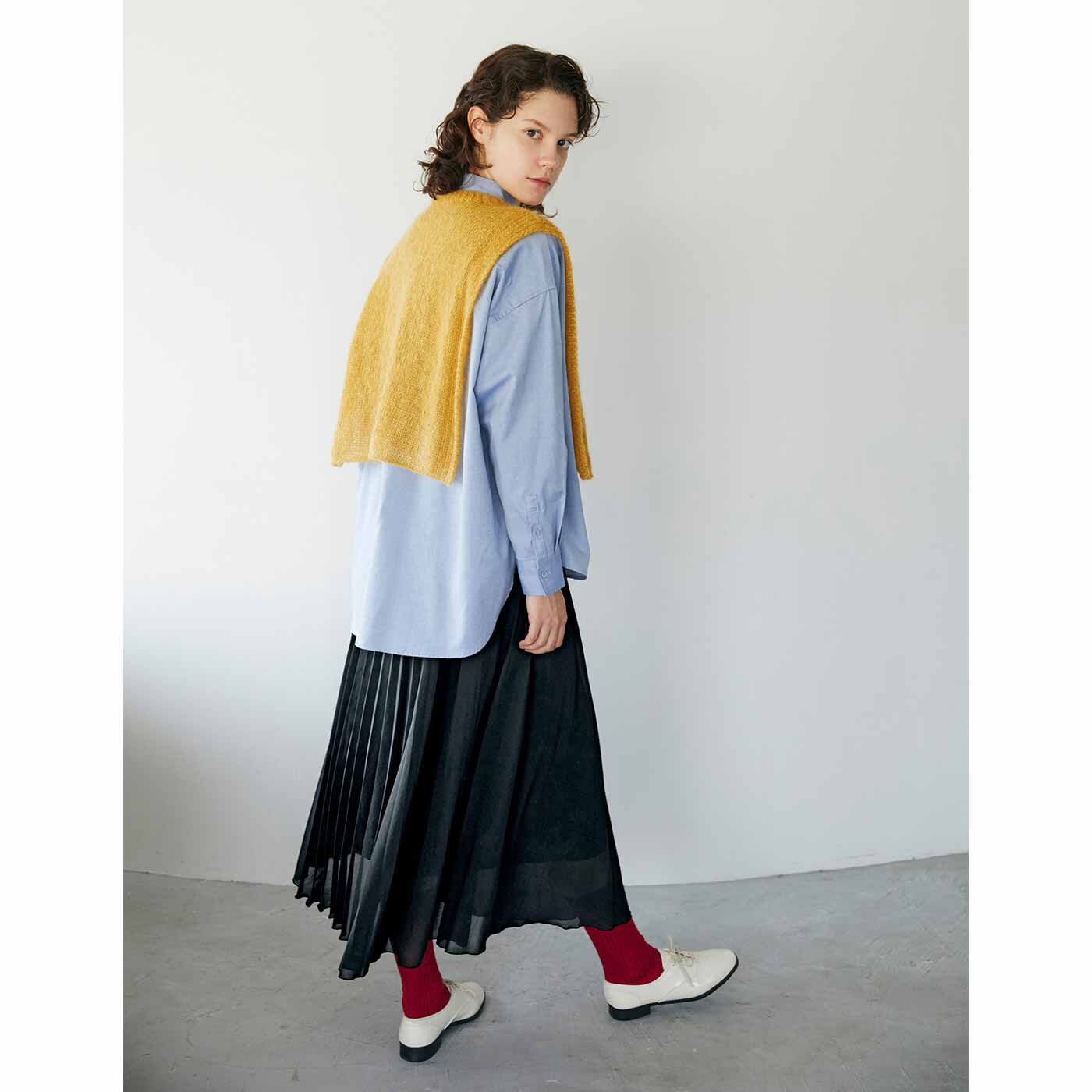 Maki | . ニットカフェ お客さま作品 ざっくり編んだモヘアの