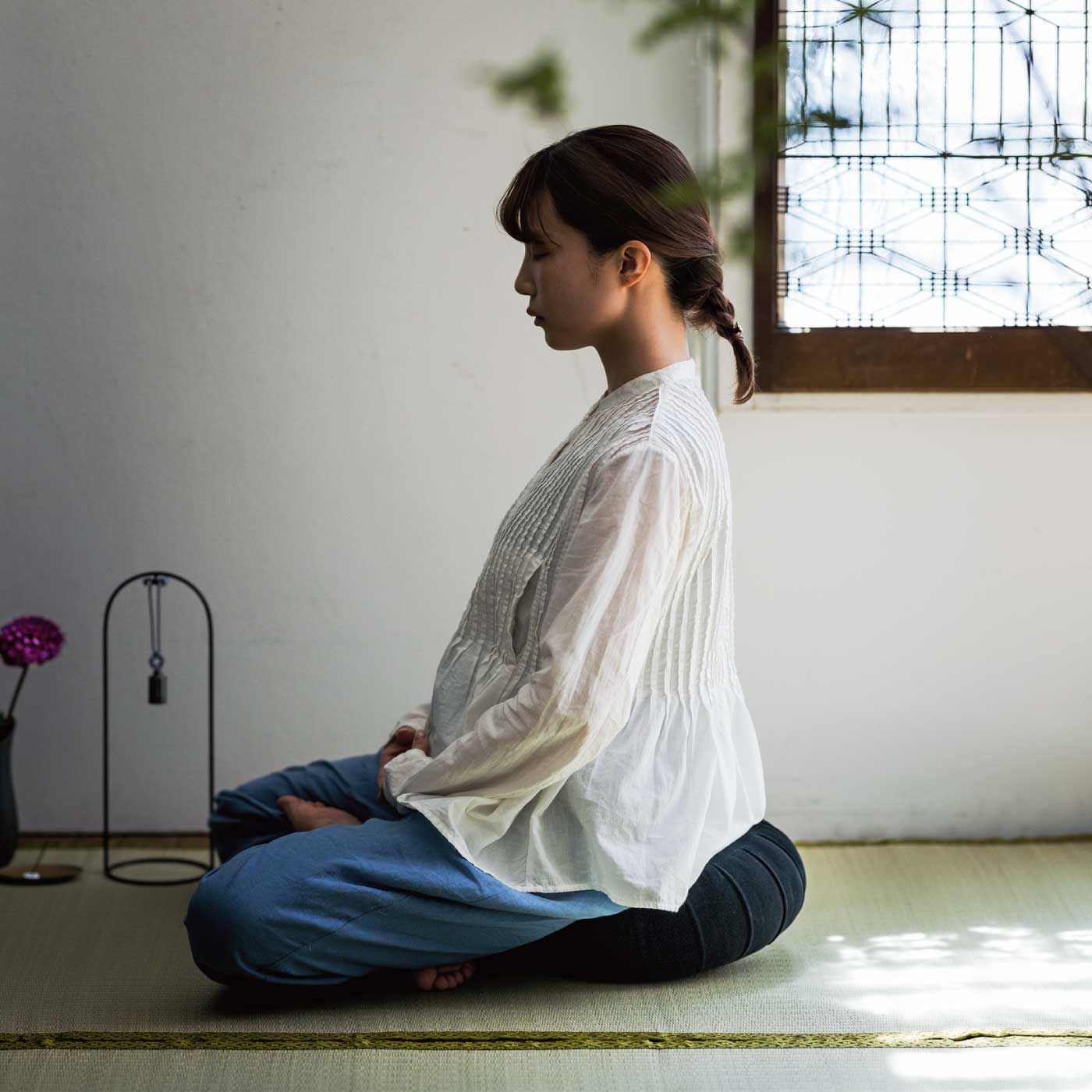 おてらぶ×feel the ZEN ラウンド坐禅クッション 座蒲ZAFU