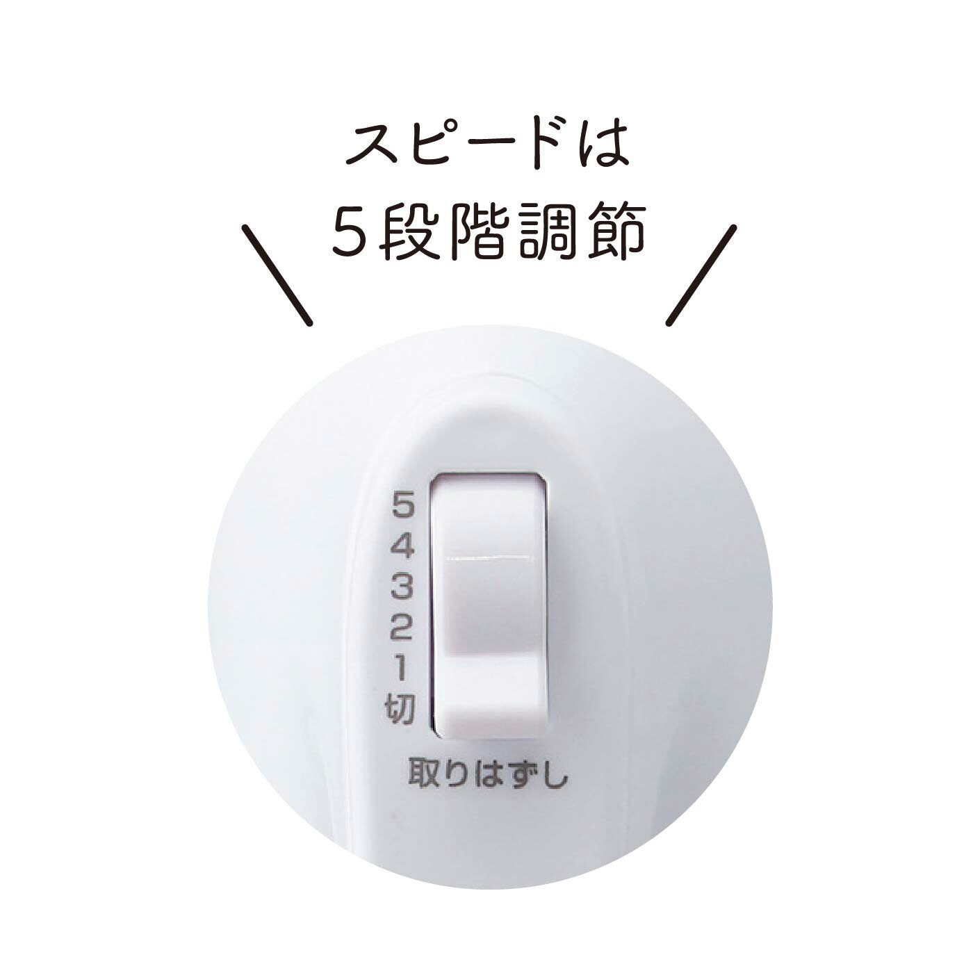 ミニツク|パワーと使いやすさを兼ね備えた 優秀ハンドミキサー