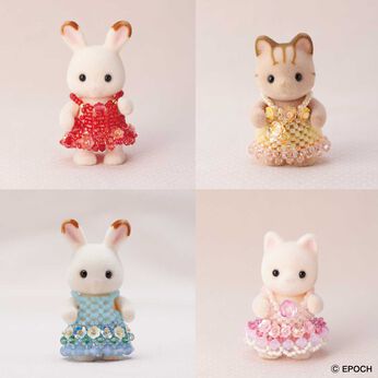 ミニツク | お着替えにぴったりビーズドレスキット　 シルバニアファミリーの赤ちゃん専用　