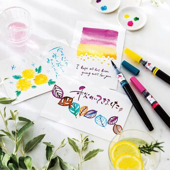 ミニツク | 絵手紙のいろはを楽しむレッスン