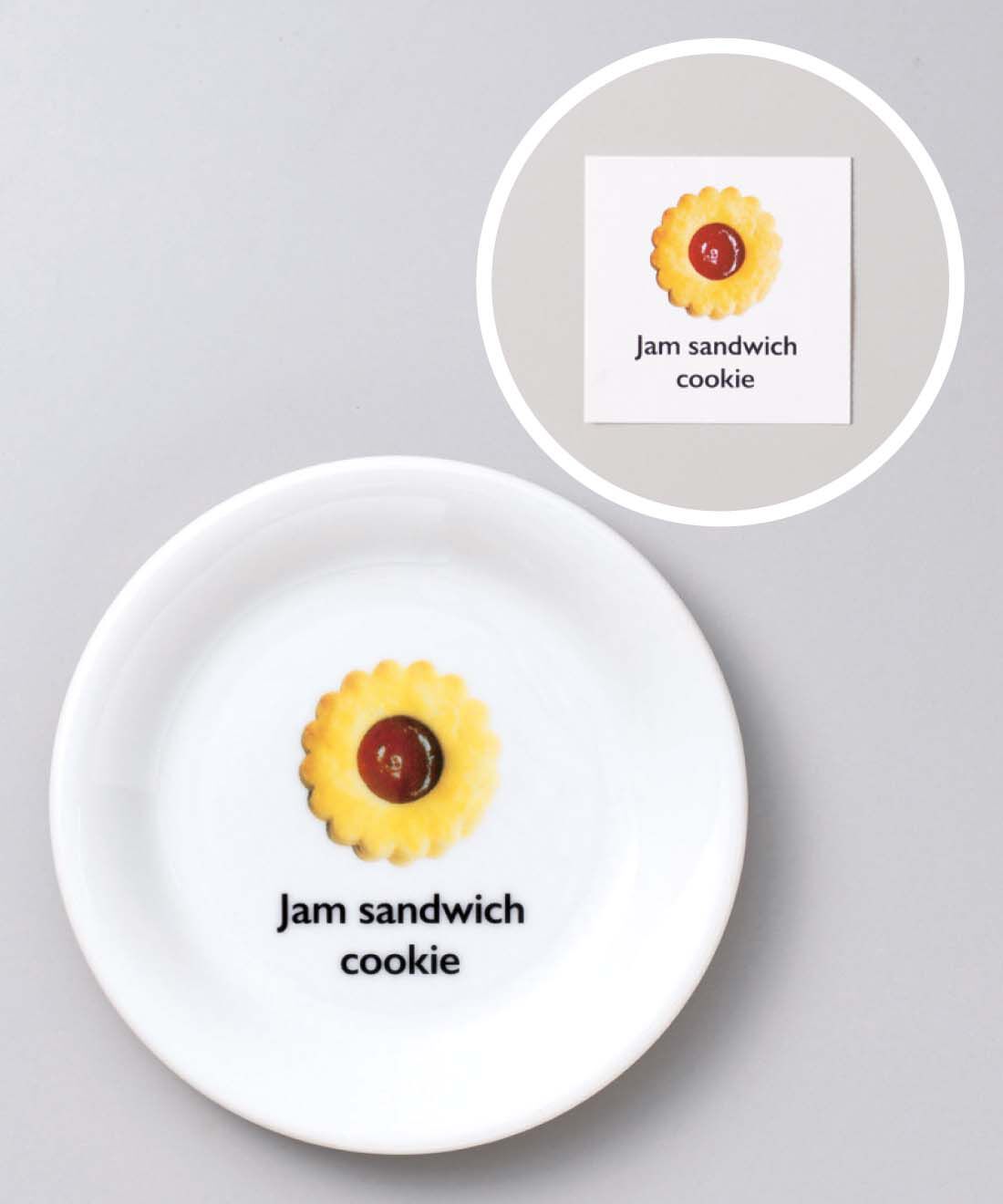 ミニツク|甘い笑顔がほろり さっくりクッキーのミニプレートの会|●1回のお届け例です。（同じデザインのシール付き）