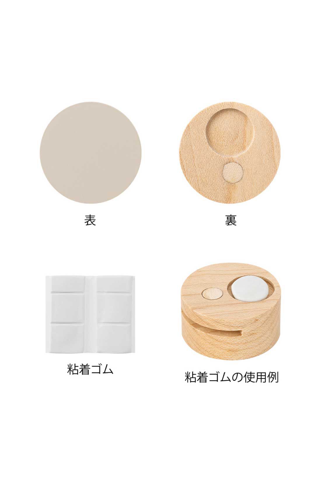 ミニツク|壁に穴を開けずに飾れる　木のピクチャークリップ