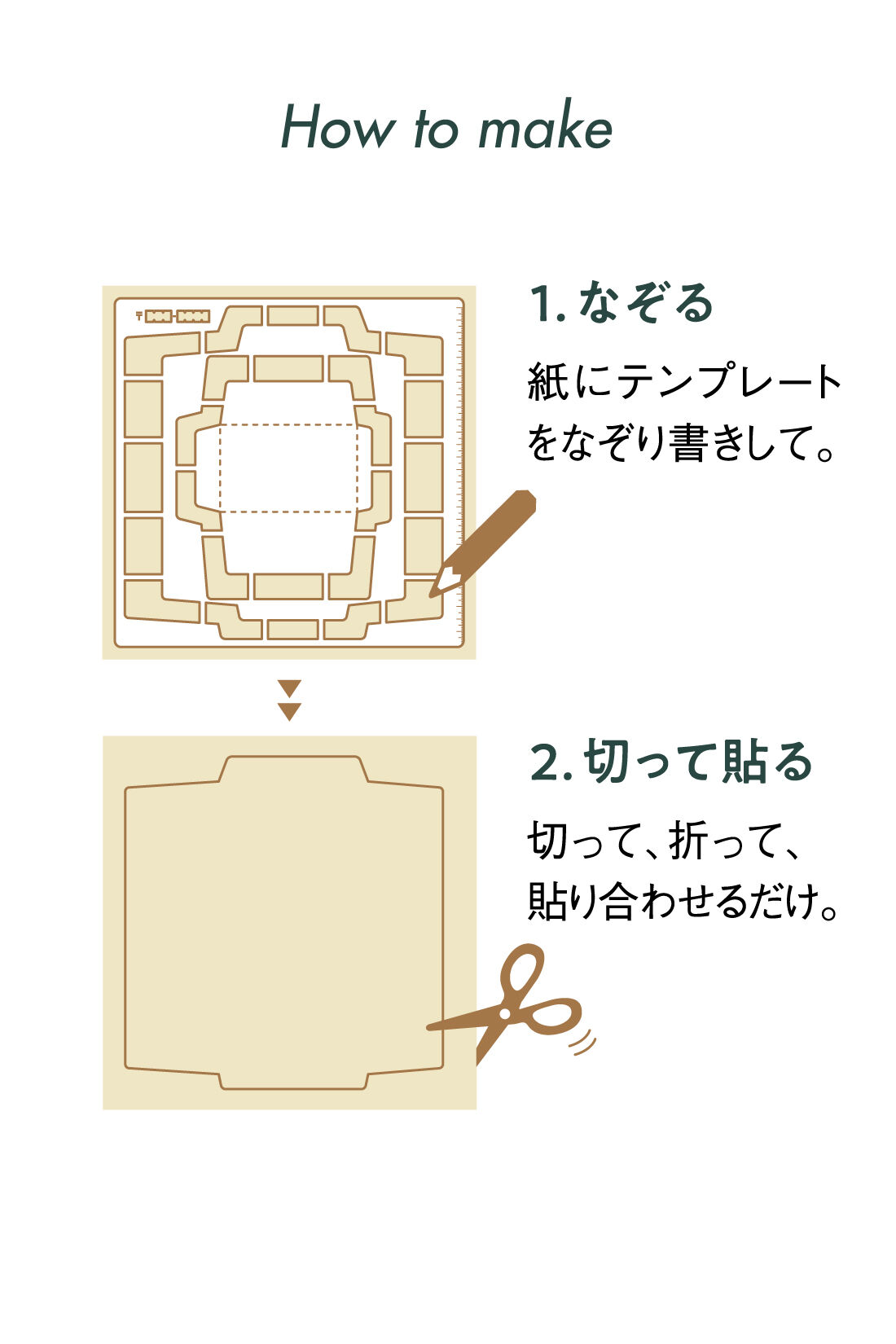 ミニツク|ミニツク チョコット　かわいい封筒がたっぷり作れる テンプレートとデザインペーパーセットの会