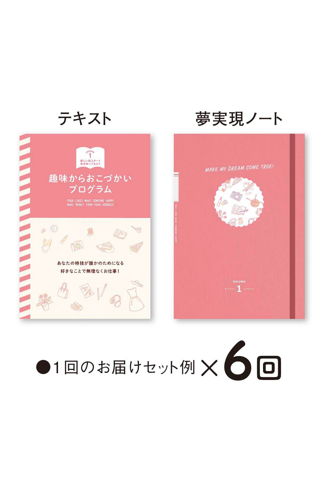 ミニツク|【受講者限定・初回半額】趣味からおこづかいプログラム［6回予約プログラム］|●一回のお届けセット例