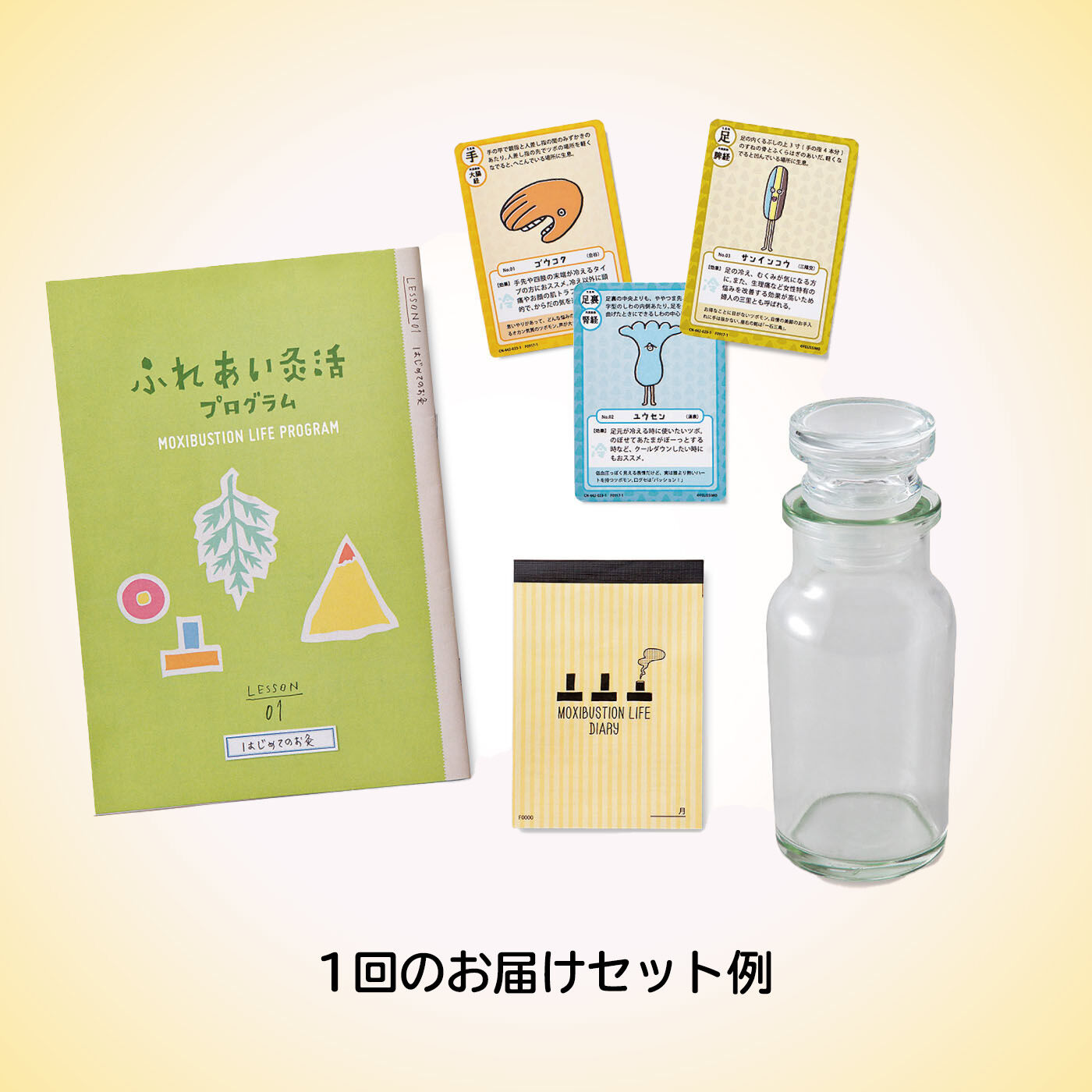 ミニツク|【タイプが選べる】ひとりでキュウっとふたりでほっこり　ふれあい灸活プログラム