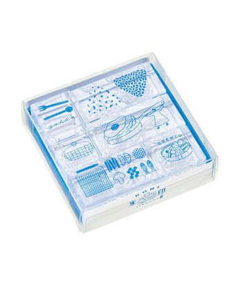 ミニツク | 氷みたいな透明スタンプ「氷印」ゴハンセット