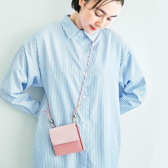 C.C.P | LITALICO×C.C.P　ネックウォレット〈サクラベージュ〉