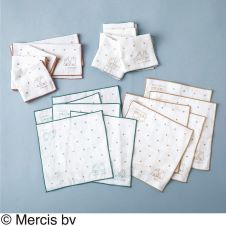 CCP×ディック・ブルーナ　バリアフリー　洗って何度も使える ティッシュみたいなガーゼハンカチ5枚セットの会