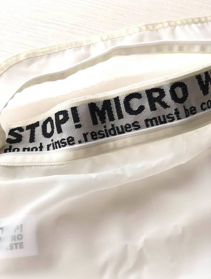 STOP MICRO WASTEの文字が