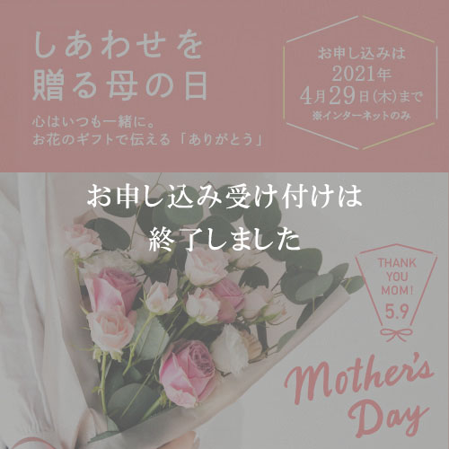 しあわせを贈る母の日 花ギフト
